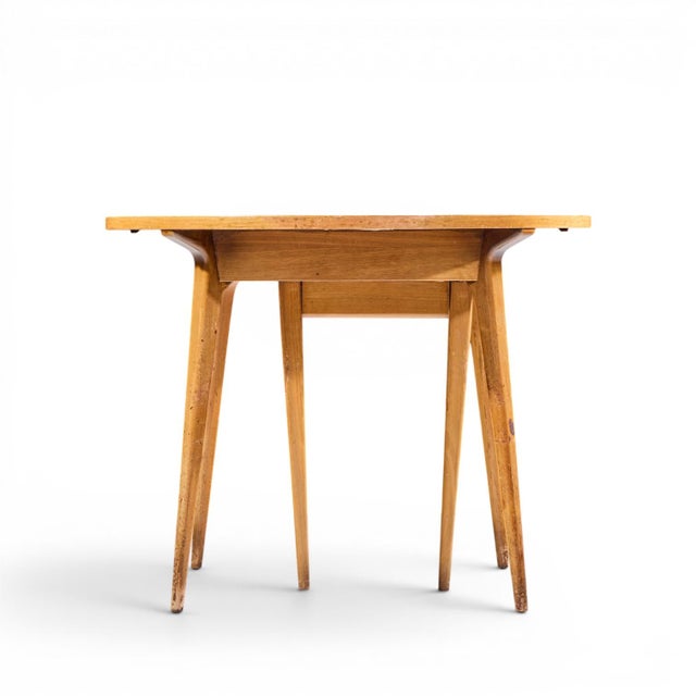 Singer & Sons Bertha Schaefer for Singer and Sons Mid Century Walnut Dining Table With 4 Leaves For Sale - Image 4 of 18