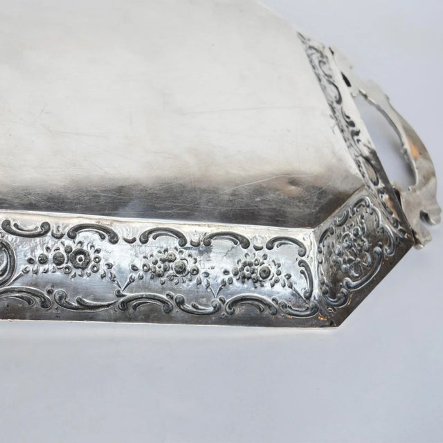 Gray Italian Silver Tea Set Late 19th Century For Sale - Image 8 of 13