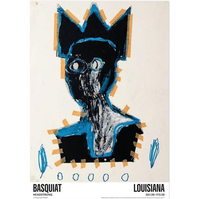 Jean-Michel Basquiat Untitled (Bust) Exhibition Poster Dimensions: 16,5 x 23,3 in / 42 x 59,4 cm Sold unframed