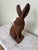 Cast Iron Model of a Wild Hare Looking Over Its Shoulder For Sale - Image 3 of 6