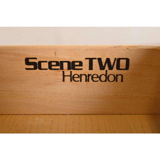 Brown Milo Baughman Style Burl Wood and Macassar Ebony Executive Desk by Henredon For Sale - Image 8 of 13