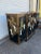 Mid Century Asian Folding Bar Cart & Cabinet For Sale - Image 4 of 12