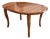 Traditional Queen Anne Style Oval Extension Dining Table For Sale