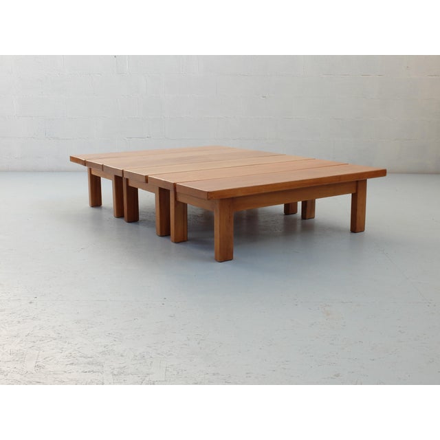 Nesting Tables in Elm, 1970s, Set of 3 For Sale - Image 4 of 14