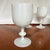 White Vintage French Portiex Vallerysthal White Opaline Goblets- Set of Six For Sale - Image 8 of 11
