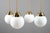 Art Deco Chandelier with Opal Glass Shades, Vienna, 1920s For Sale - Image 14 of 18