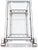 1970s Hollywood Regency Lucite, Chrome & Glass Two-Tier Bar Cart For Sale In Miami - Image 6 of 7