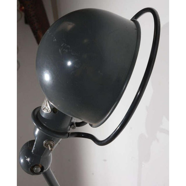 Vintage Jielde Factory French Industrial Metal Lamp For Sale In Los Angeles - Image 6 of 10
