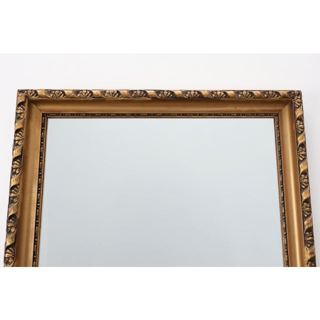 Wood Neoclassical Giltwood Oak Mirror, Belgium, 1900s For Sale - Image 7 of 11