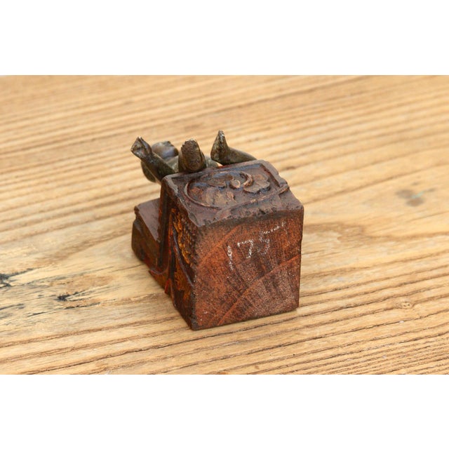 18th Century Antique Miniature Lost-Wax Bronze Balakrishna For Sale - Image 5 of 7
