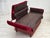 Danish 2-Seater Drop Arm and Back Sofa in Cherry-Red Velour, 1950s For Sale - Image 14 of 18