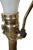 Vintage Stiffel Solid Brass Trophy Urn Table Lamp – Hollywood Regency Style With Pleated Shade For Sale - Image 11 of 11