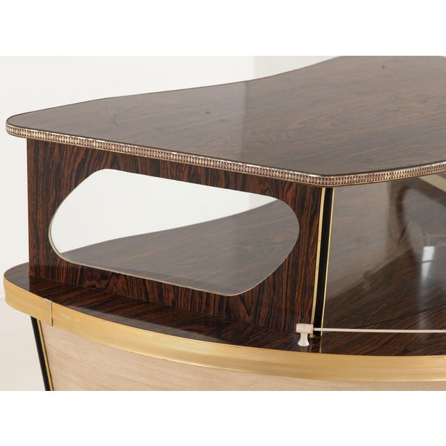1960s Cocktail Bar in the Shape of a Boat Bow, England 1960s For Sale - Image 10 of 18