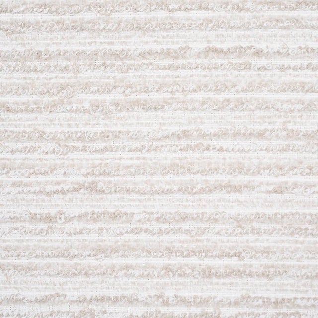Schumacher SAMPLE - Schumacher Stucco Texture Indoor/Outdoor Fabric In Ivory For Sale - Image 4 of 4