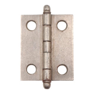 Vintage 1 X 1.25 In. Steel Cabinet Door Hinge For Sale