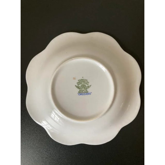 Early 20th Century English Red Roses Porcelain Jewelry Dish For Sale - Image 4 of 18