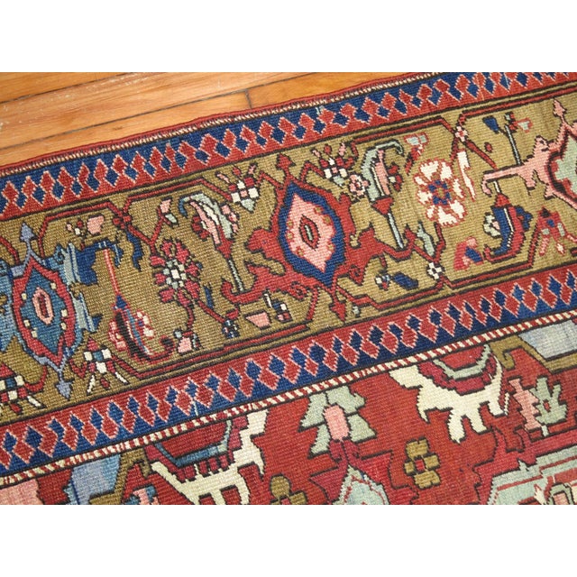 Antique Serapi Rug - 5'2" x 6'10" For Sale - Image 9 of 18