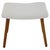 Danish Beech Stool with Fabric, 1960s For Sale - Image 9 of 9