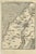 Holy Land Woodcut Map by Heinrich Bünting, 1581 For Sale