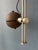 Vintage Space Age Brown Ceiling Light For Sale - Image 11 of 12