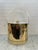 Georges Briard 1970s Brass Finish and Vinyl Ice Bucket Signed For Sale - Image 10 of 11