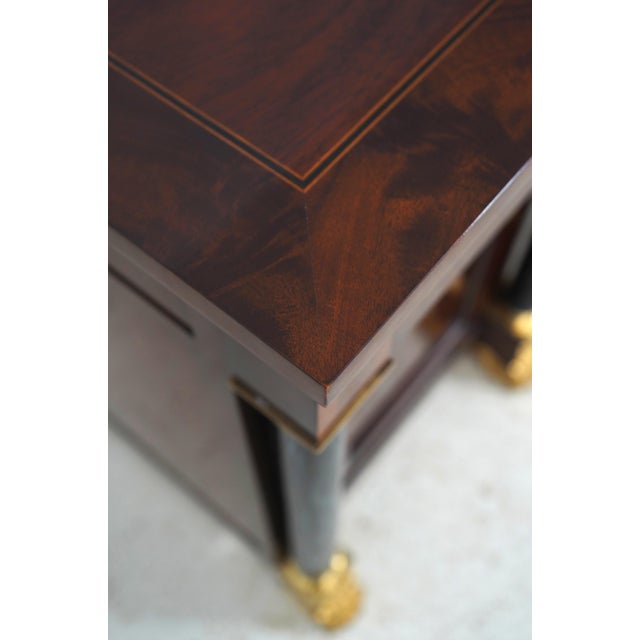 Kindel National Trust 3 Drawer Empire Flame Mahogany Sideboard For Sale - Image 10 of 18