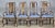 Store Item: Set Of 8 Baker Furniture Solid Oak Queen Anne Style Dining Room Chairs Description: Set features 2 arm chairs...