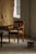 Danish Folk Art Armchair in Oak with Lambswool Seat, 1930s For Sale - Image 9 of 18