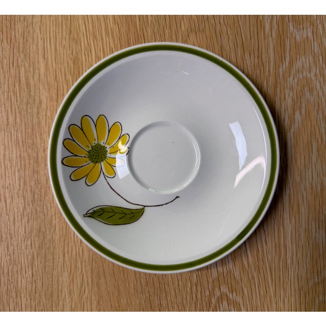 Avocado 1970s Mikasa "Tampa" Dinnerware Set, 12 Place Settings, Avocado Green & Yellow - 74 pcs For Sale - Image 8 of 13