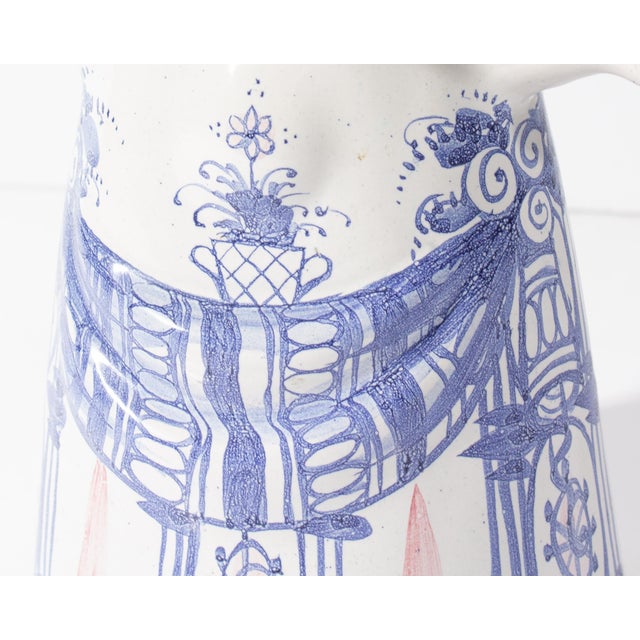 Ceramic Female Figure Candlestick Holder by Bjorn Wiinblad For Sale - Image 7 of 9