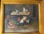 1980s Vintage Rustic Chickens & Rooster Still Life Oil Painting on Plywood – Framed For Sale - Image 5 of 7