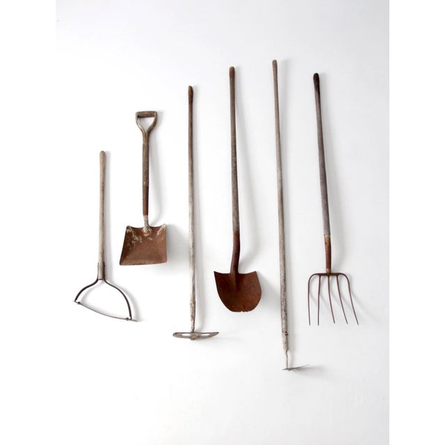 Early 20th Century Primitive Garden Tool Collection For Sale - Image 11 of 16