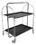 Mid-Century Bauhaus Dinett Foldable Serving Trolley from Bremshey Solingen, 1960s For Sale