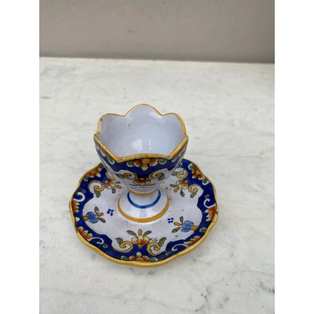 French Faience Egg Cup, Circa 1900 For Sale - Image 4 of 6