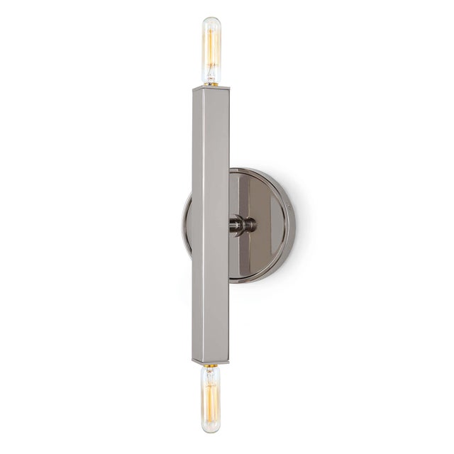 Metal Regina Andrew Viper Sconce in Polished Nickel For Sale - Image 7 of 7