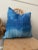 Vintage Blue Hemp Pillow Cover For Sale - Image 6 of 10