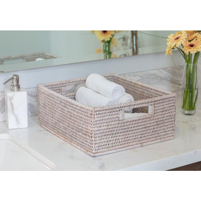 A good storage basket is not only functional but must fit into your home decor as well. Our rattan storage basket will add...