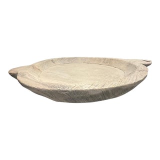 Vintage Wooden Parat Bowl For Sale