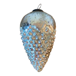 Pottery Barn Oversized XL Mercury Glass Pinecone Ornament