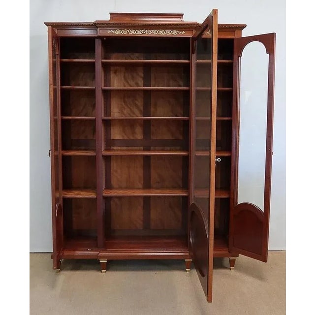 Louis XVI Style Mahogany Library, Late 19th-Century For Sale - Image 4 of 18
