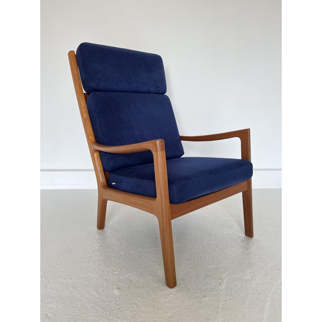 Danish Teak Senator Lounge Chair by Ole Wanscher for Poul Jeppesen, 1960s For Sale - Image 12 of 12
