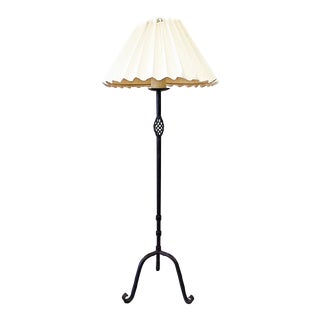 Wrought Iron Floor Lamp by Dana Creath For Sale