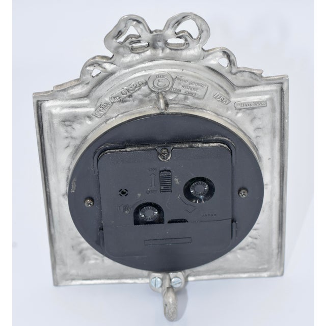 Wake up in style with this exquisite Elias-1990 Art Nouveau Ornate Alarm Clock! Crafted from beautiful pewter and genuine...