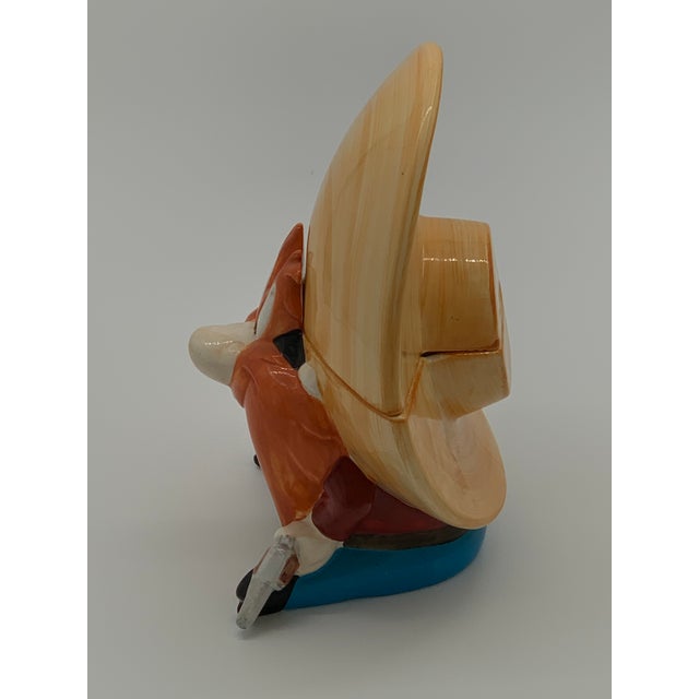 Warner Brothers Studios Rare Talking Yosemite Sam Cookie Jar For Sale - Image 4 of 9