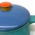 Cornflower Blue Mid 20th Century Color Blocked Square Casserole Dish With Lid by Lindt-Stymeist For Sale - Image 8 of 12