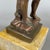 Beige Sculpture of David in Bronzed Metal on Marble Base after Michelangelo, 20th Century For Sale - Image 8 of 13