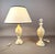 1950s Marble Table Lamps with Shades, 1950s, Set of 2 For Sale - Image 5 of 8