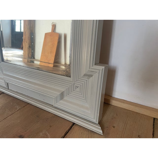 Antique Fir Mirror, 1890s For Sale - Image 11 of 16