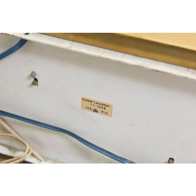 1950s Textured Ice Glass Sconces from Kaiser Leuchten, 1950s, Set of 2 For Sale - Image 5 of 7