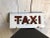 Vintage Taxi Sign, 1970s For Sale - Image 4 of 4